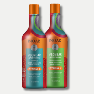 Shampoing + Après Shampoing INOAR Bombar Sans gluten